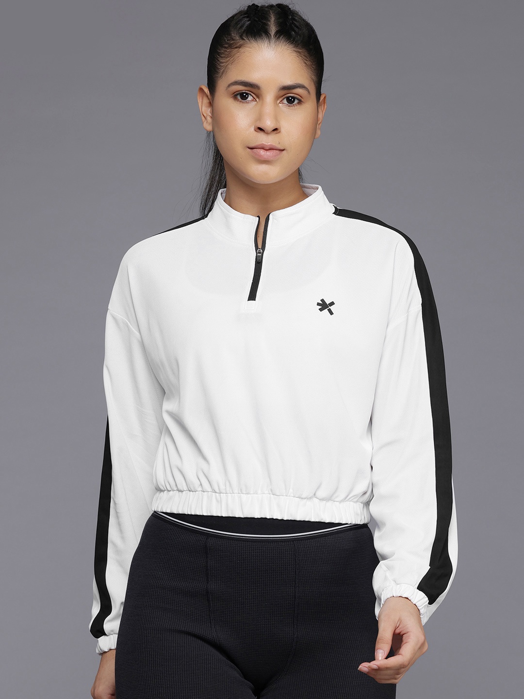 

HRX by Hrithik Roshan Lifestyle Tailored Light Weight Cropped Jacket, White