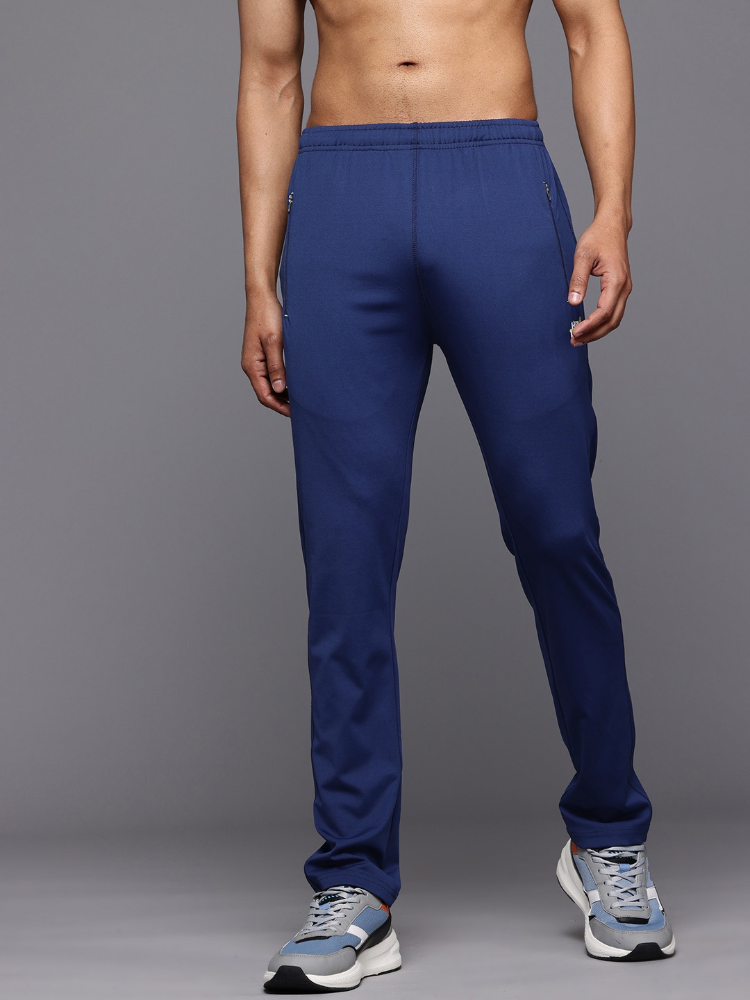 

HRX by Hrithik Roshan Men Rapid-Dry Training Track Pants, Blue