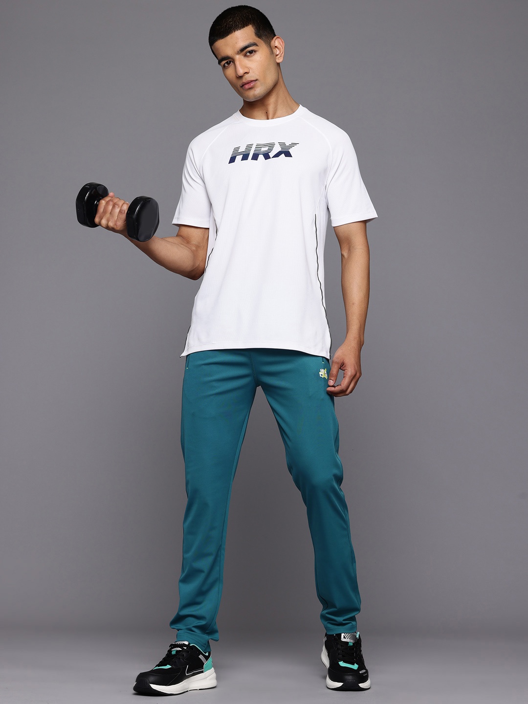 

HRX by Hrithik Roshan Men Rapid-Dry Training Track Pants, Teal