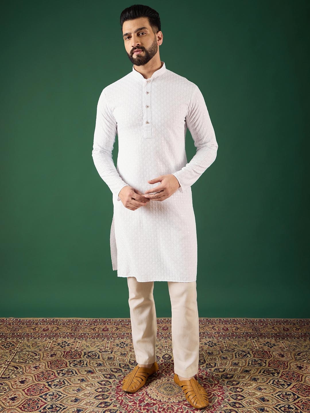 

Anouk Men Kurta, White