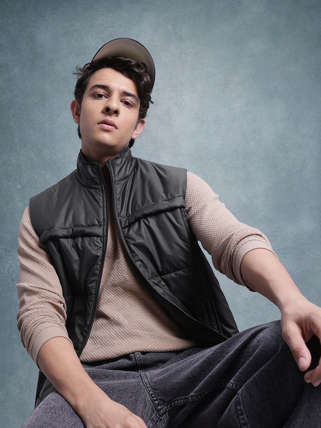 

The Roadster Lifestyle Co. Lightweight Gilet Jacket, Black