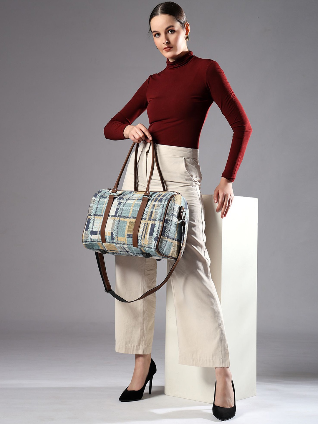 

ENSAC Large Casual Duffel Bag, Turquoise blue