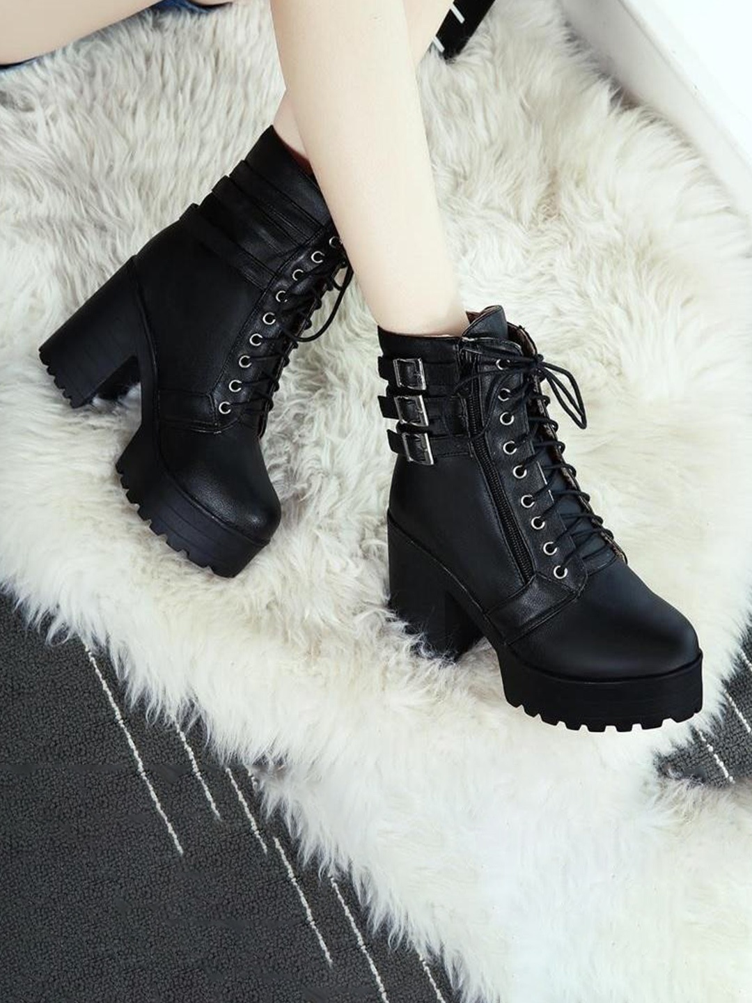 

Killer Women Round Toe Regular Boots, Black