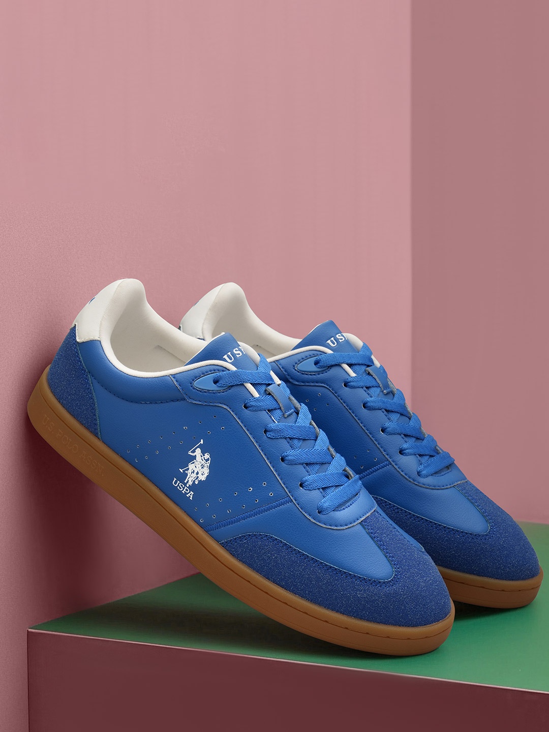 

U.S. Polo Assn. Men Lace-Ups Sneakers, Blue