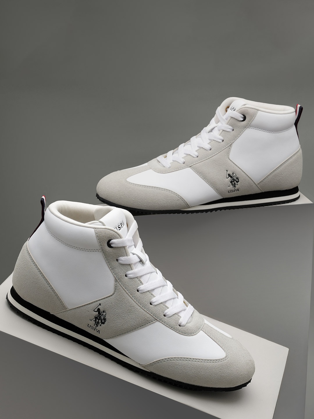 

U.S. Polo Assn. Men Lace-Ups Sneakers, Grey