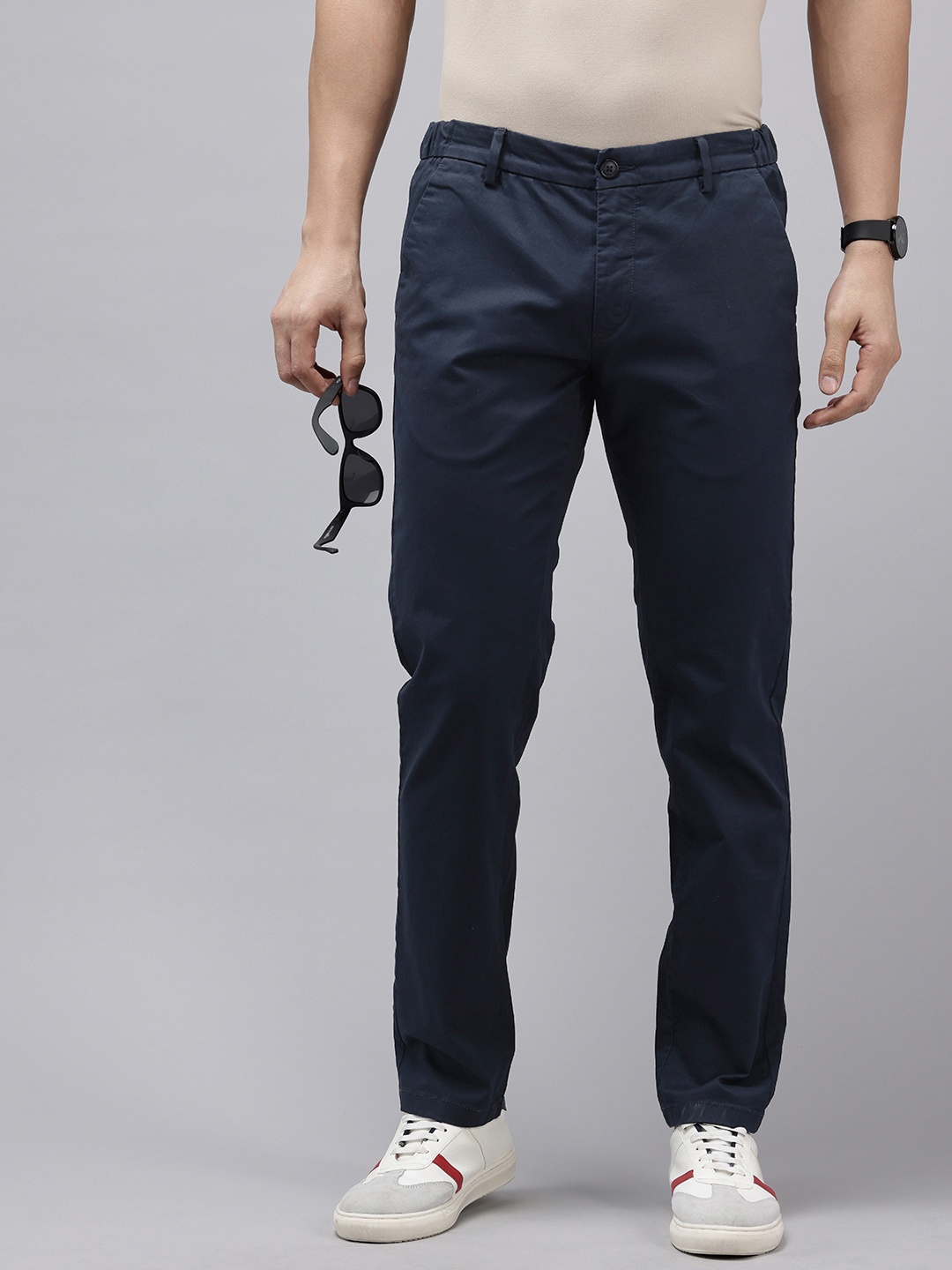 

U.S. Polo Assn. Men Denver Slim Fit Trousers, Navy blue