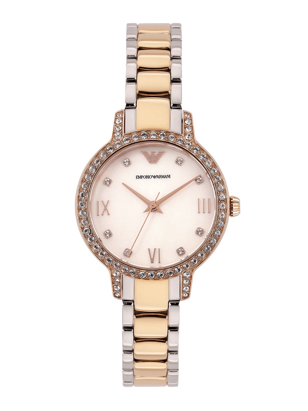 

Emporio Armani Women Mother of Pearl Dial Analogue Watch AR11499I, Off white