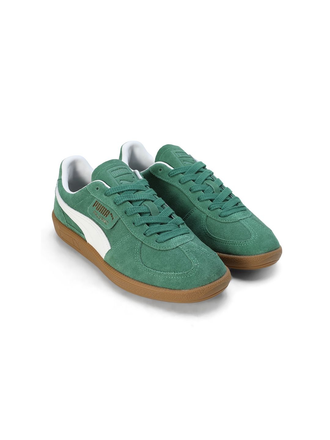 

Puma Palermo Unisex Colourblocked Sneakers, Green