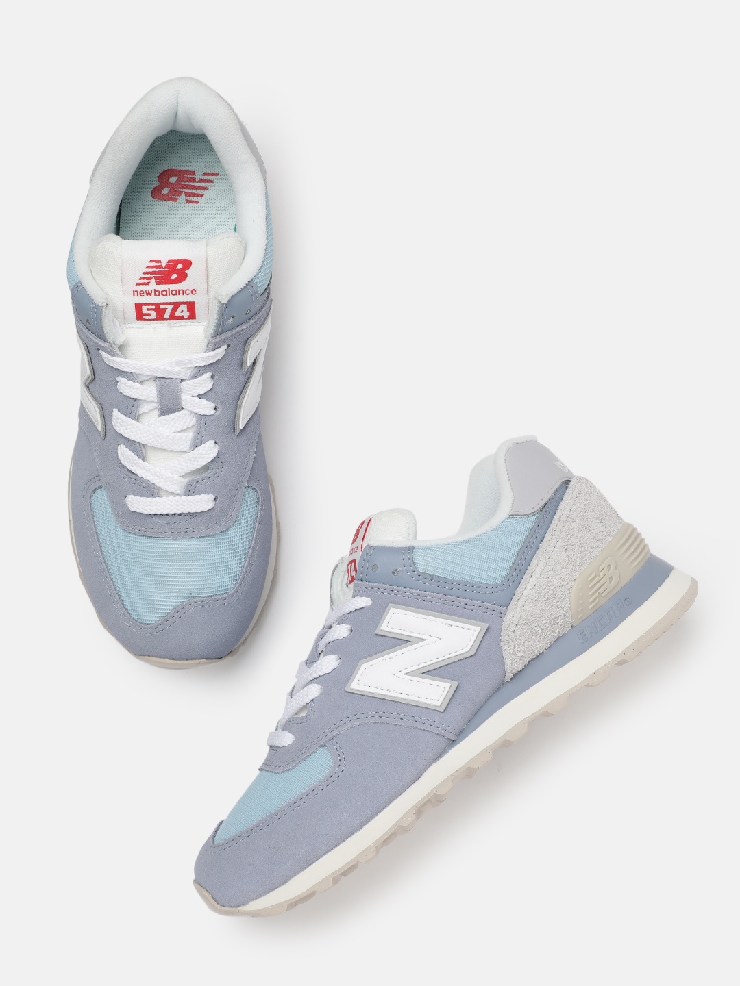 

New Balance Unisex 574 Colourblocked Everyday Sneakers, Purple