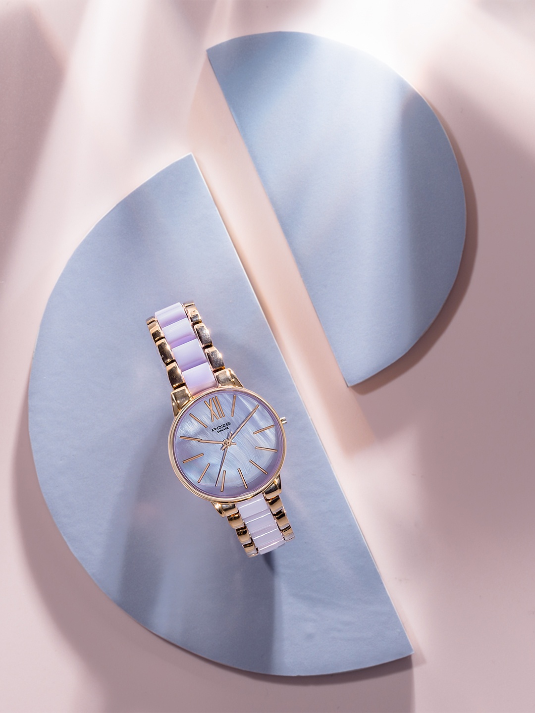

Sonata Women Poze Mother of Pearl Dial Analogue Quartz Watch SP80051KM02W, Purple