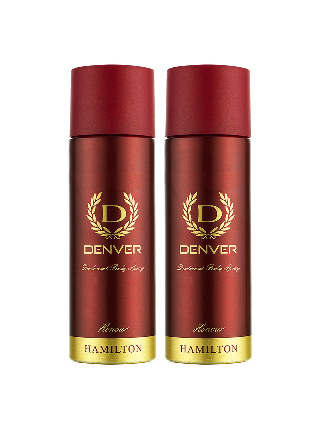 

Denver Men Set of 2 Honour Nano Body Deodorant Spray - 50 ml each, Maroon