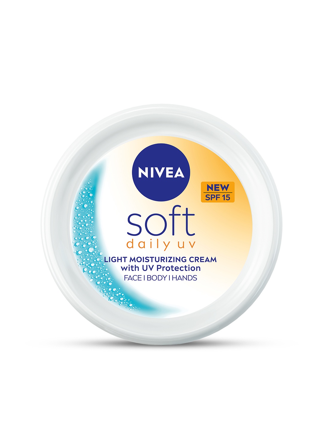 

Nivea Soft Daily UV Light Moisturising Cream with SPF-15 - 50ml, White
