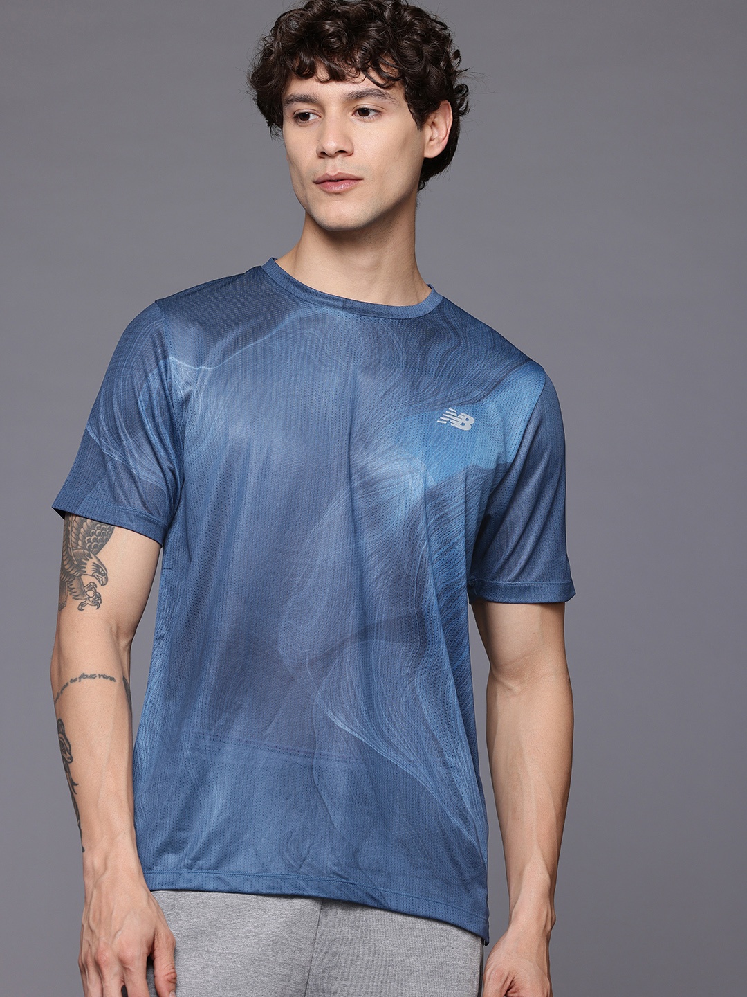 

New Balance Athletics Printed T-shirt, Blue