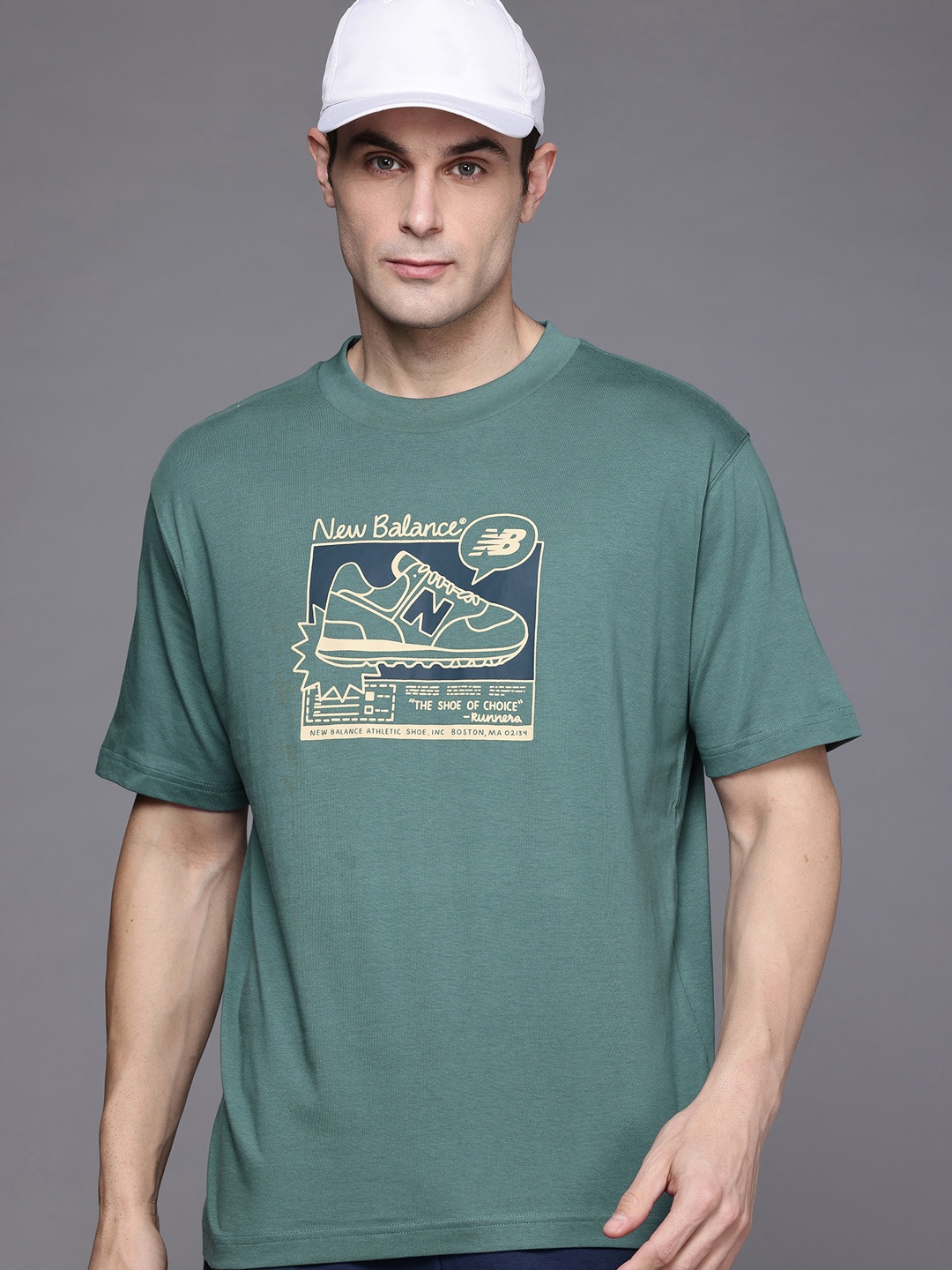 

New Balance Men Sport Essentials AD T-shirt, Green