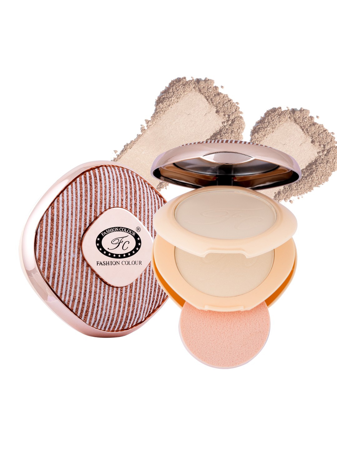 

Fashion Colour 2-In-1 Smooth Compact Powder 20g - Shade 01, Beige