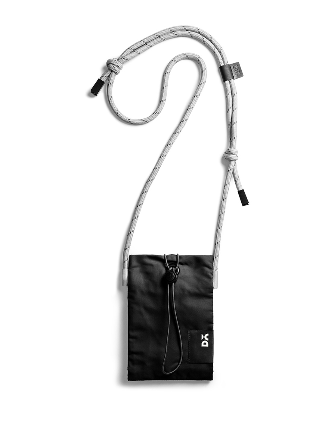 

DailyObjects Unisex Solid Crossbody Sling Bag, Black