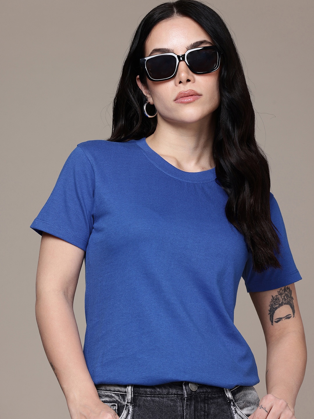 

Moda Rapido Women T-shirt, Blue