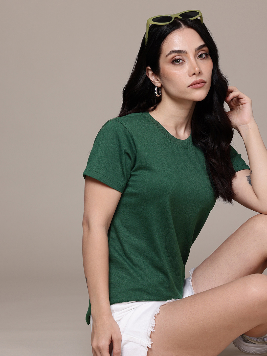 

Moda Rapido Women T-shirt, Green