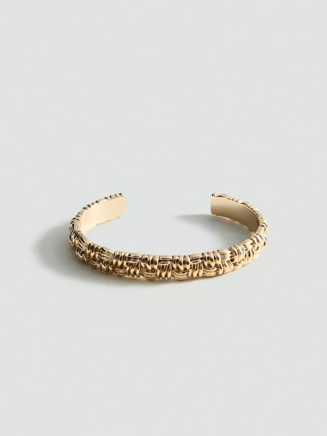 

MANGO Brass Cuff Bracelet, Gold