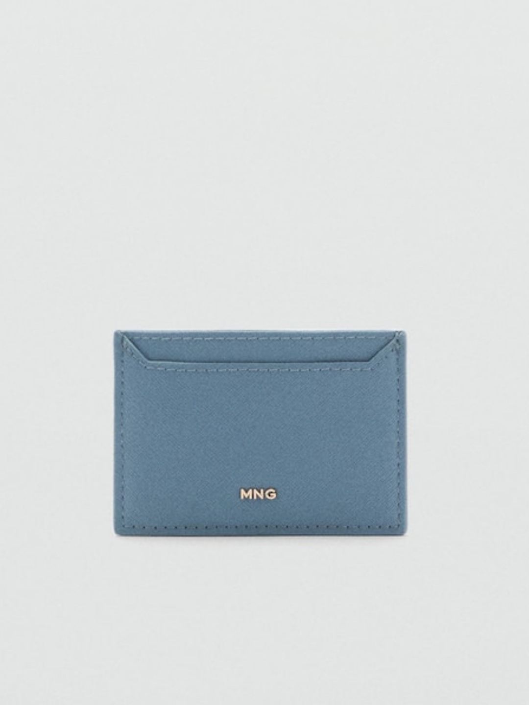 

MANGO Textured PU Card Holder, Teal