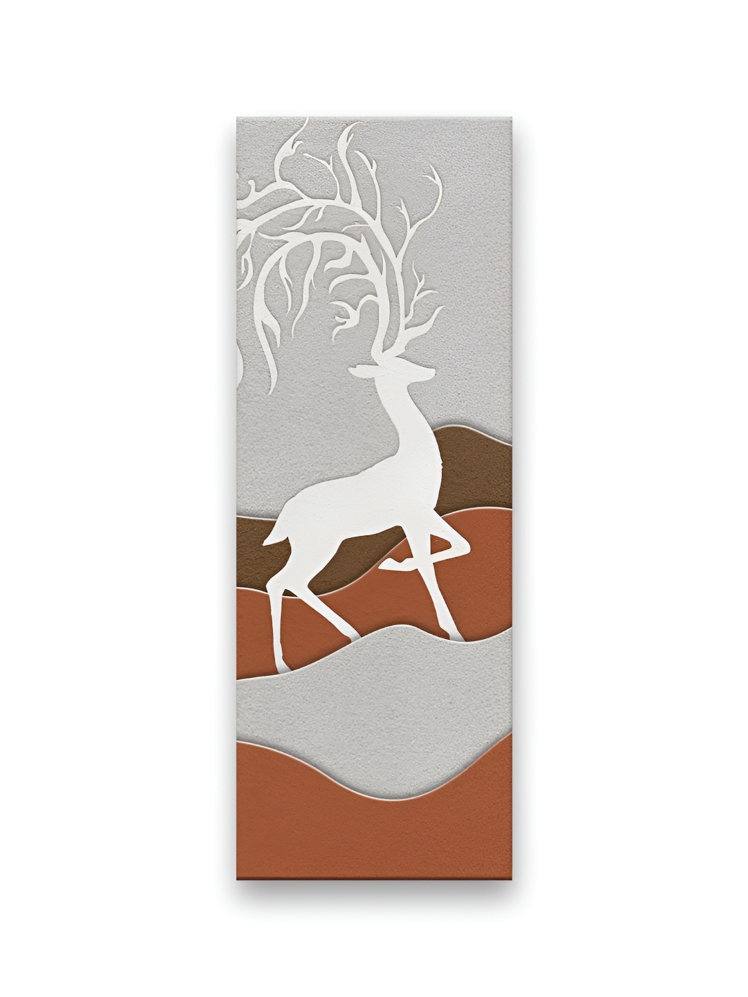 

OLIVE TREE Grey & Brown Birds And Animals Printed Wooden Wall Arts