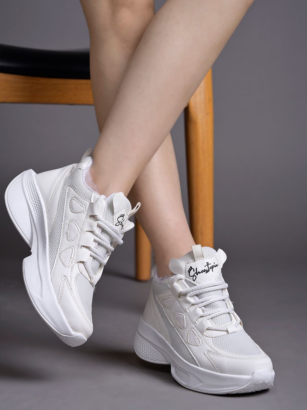 

Shoetopia Women Sneakers, White