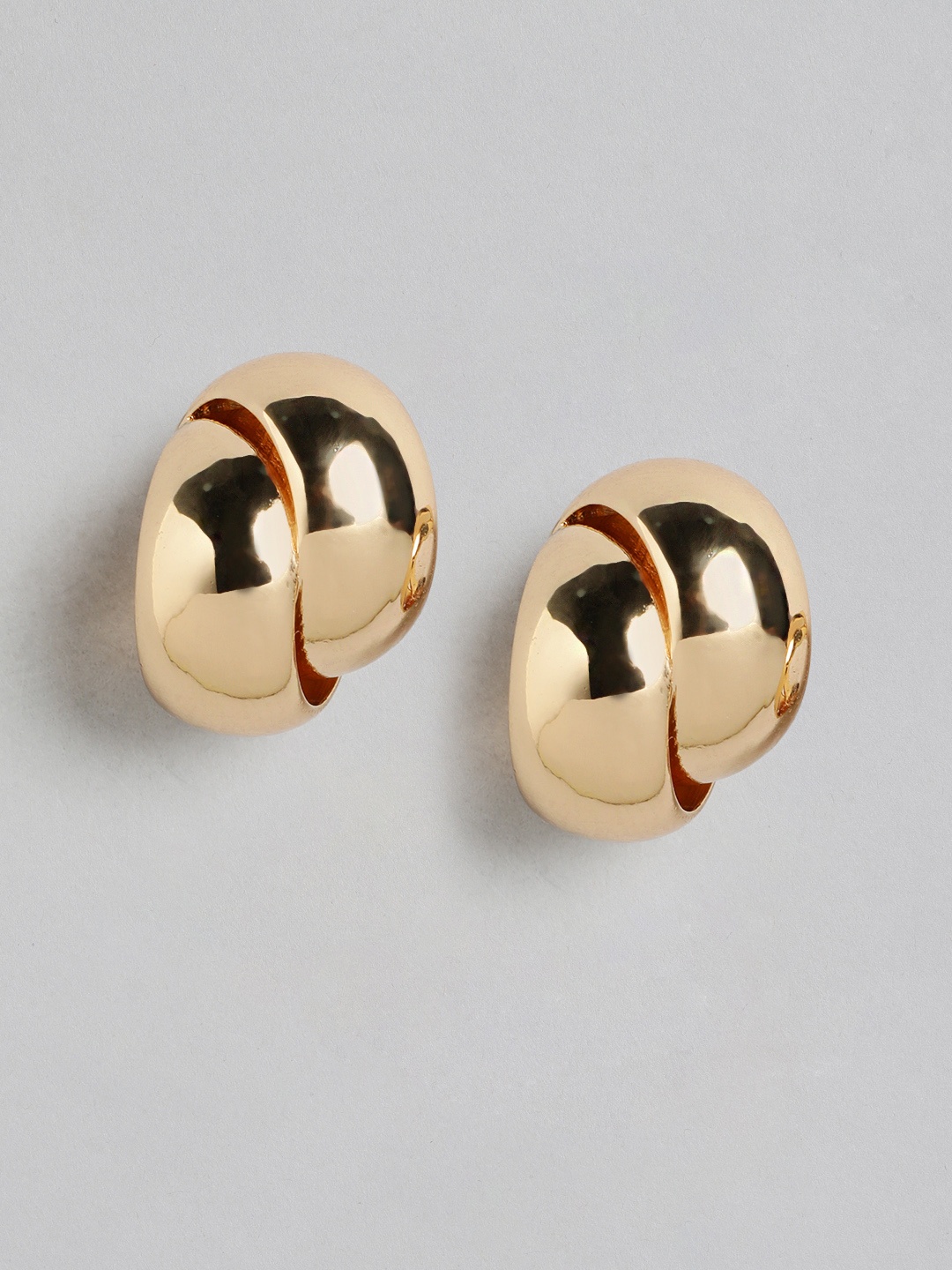 

Forever New Gold-Plated Contemporary Hoop Earrings