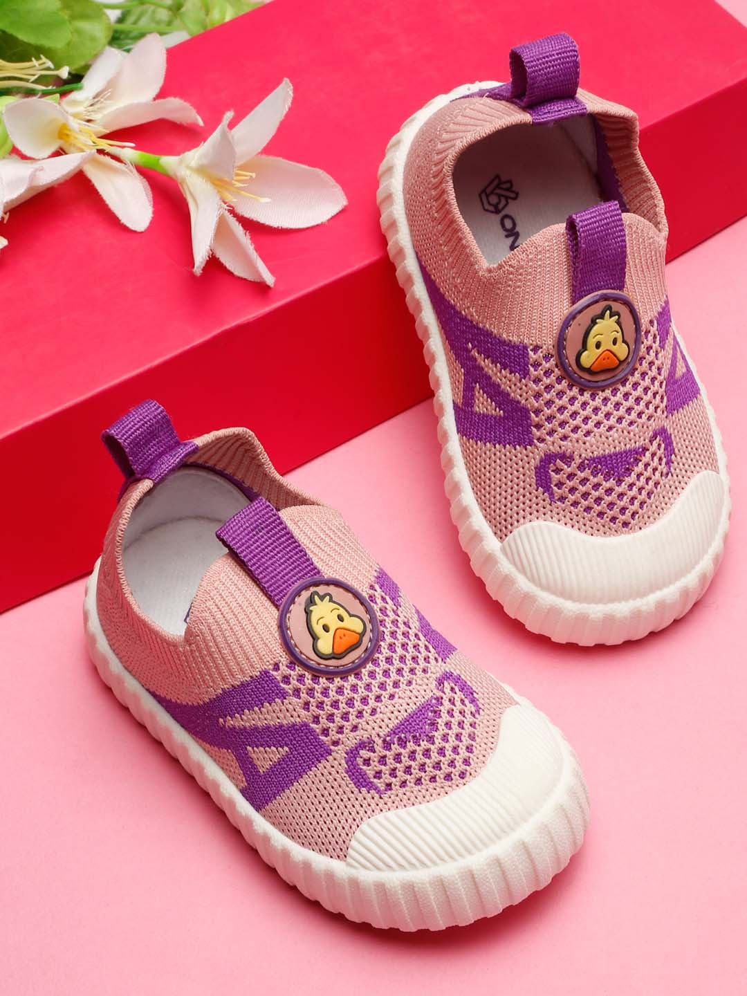 

ONYC Kids Slip-On Sneakers, Pink