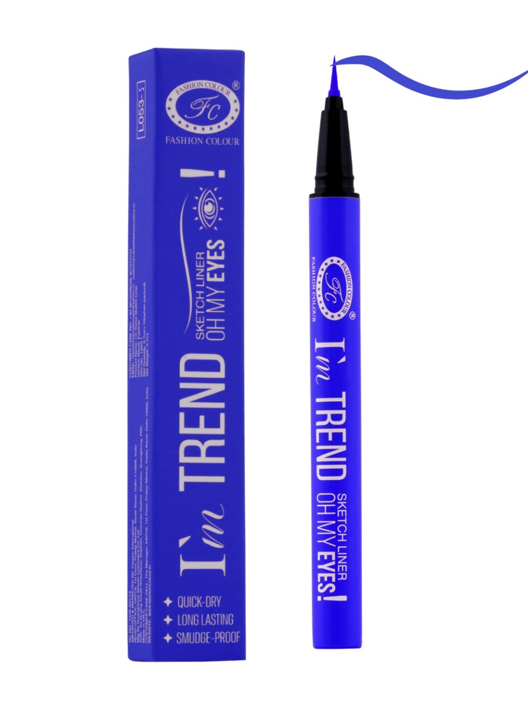 

Fashion Colour I'm Trend Long Lasting Quick Dry Sketch Eyeliner- Obsessive Blue 05