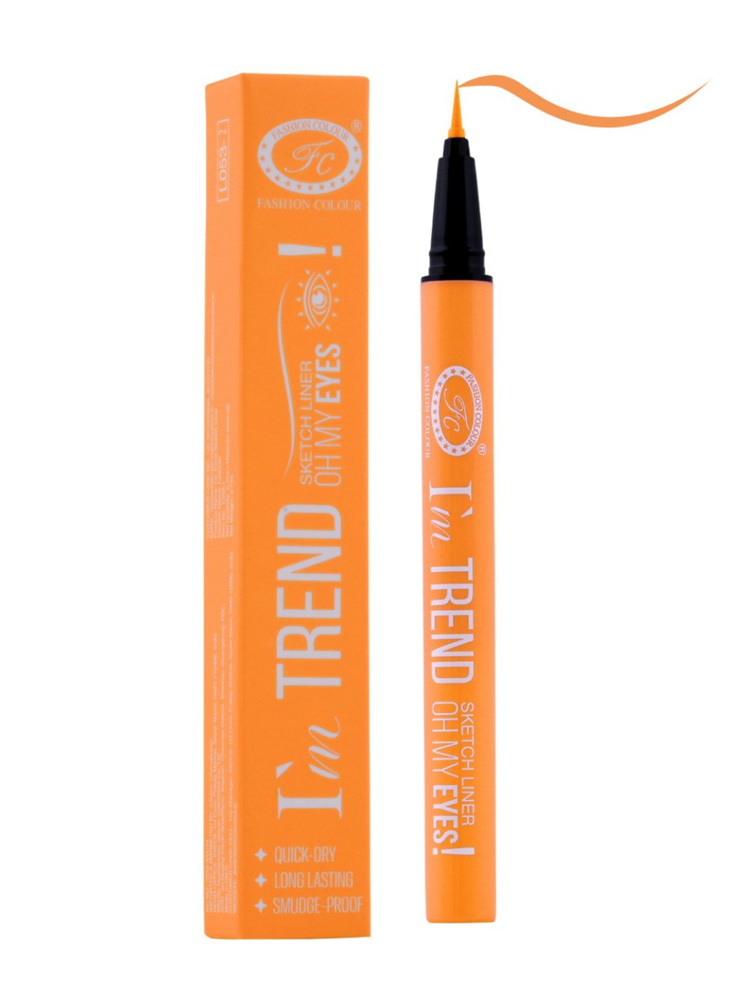 

Fashion Colour I'm Trend Sketch Long Lasting Quick Dry Eyeliner- Vitality Orange 02