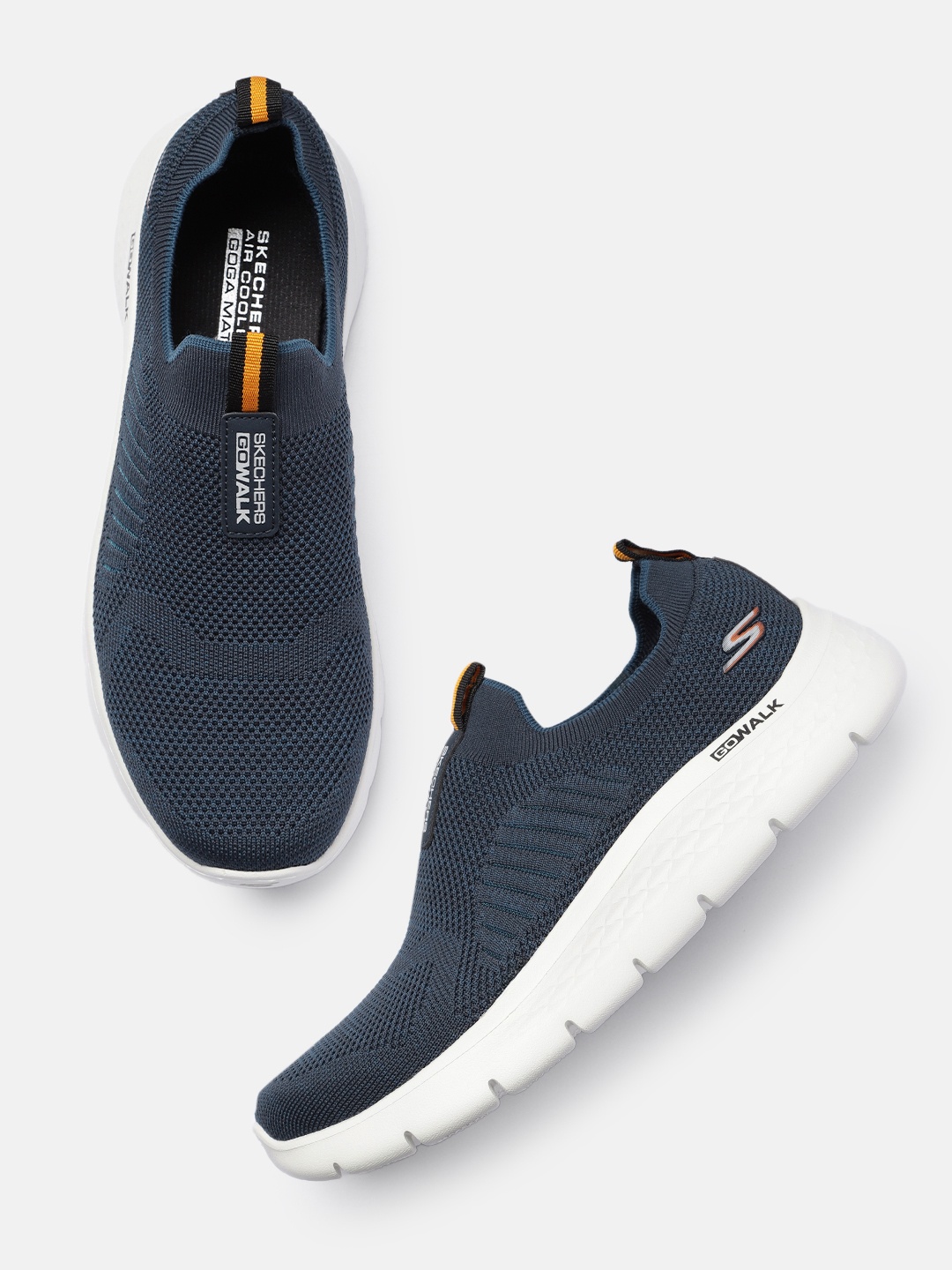 

Skechers Men GO WALK FLEX Walking Shoes, Navy blue