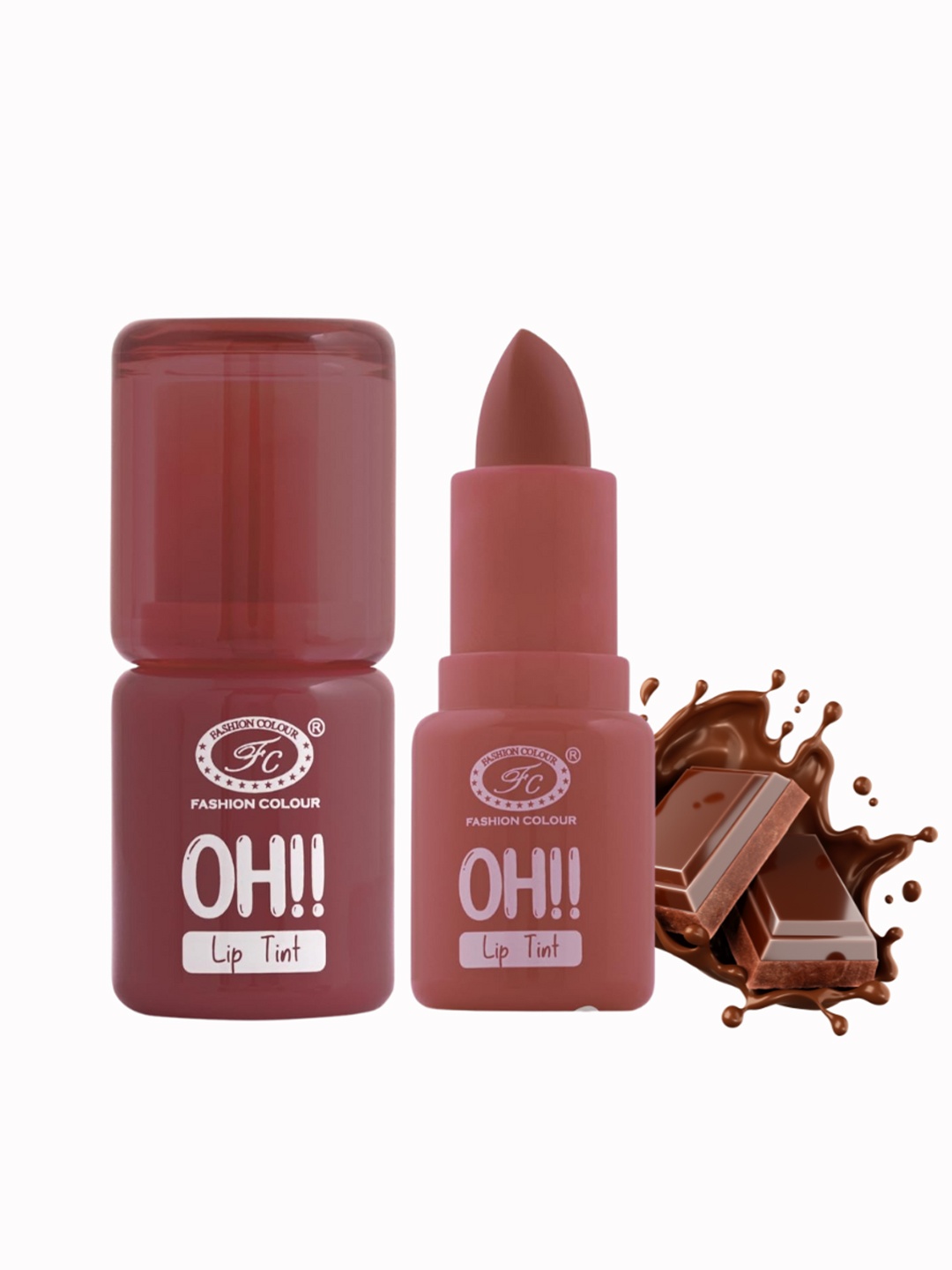 

Fashion Colour Oh 10 Hrs Hydration Cheek & Lip Tint 3.8g - Chocolate 01, Brown