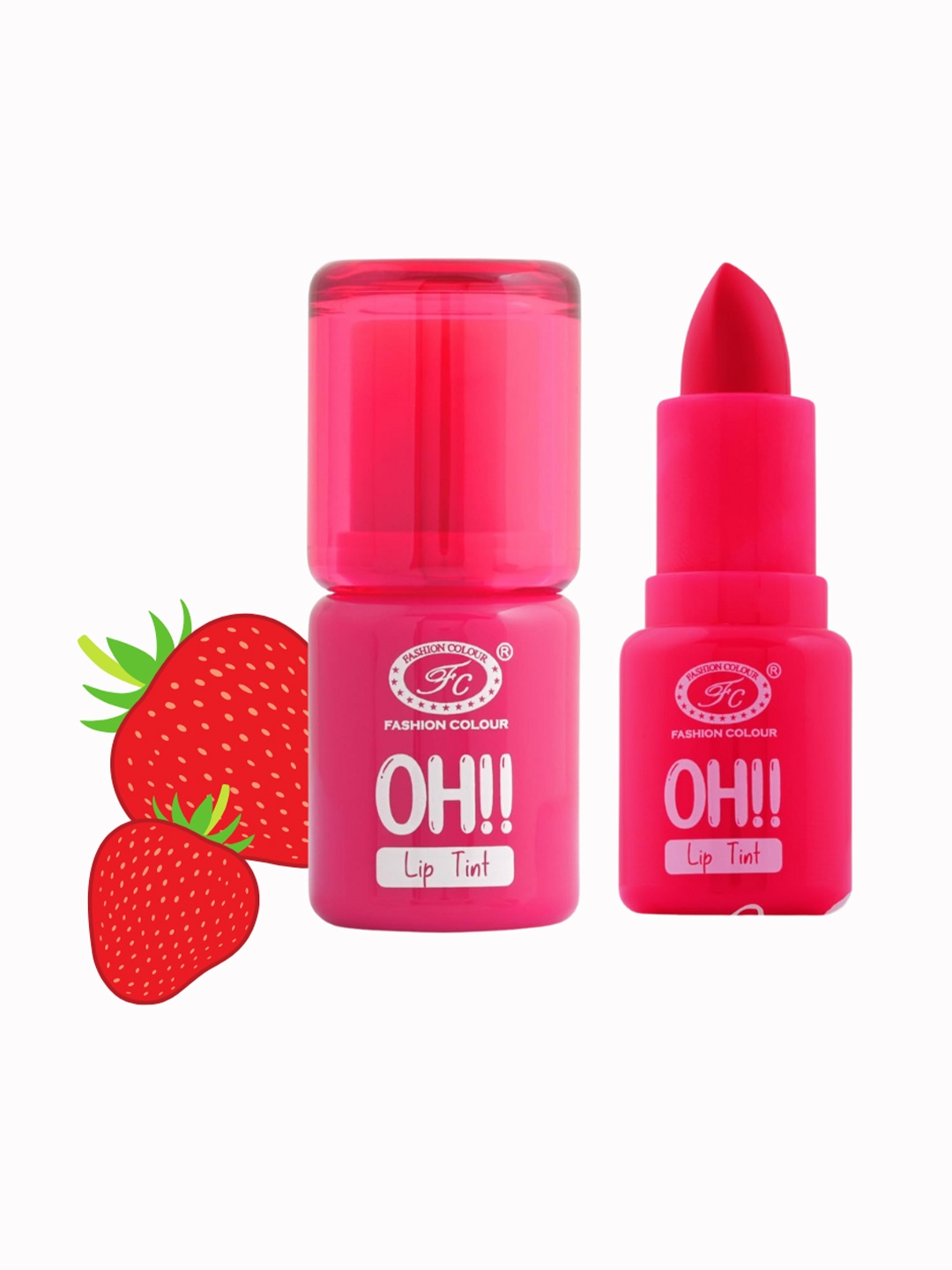 

Fashion Colour Oh Cheeks & Eyes Lip Tint 3.8g - Strawberry 03, Pink