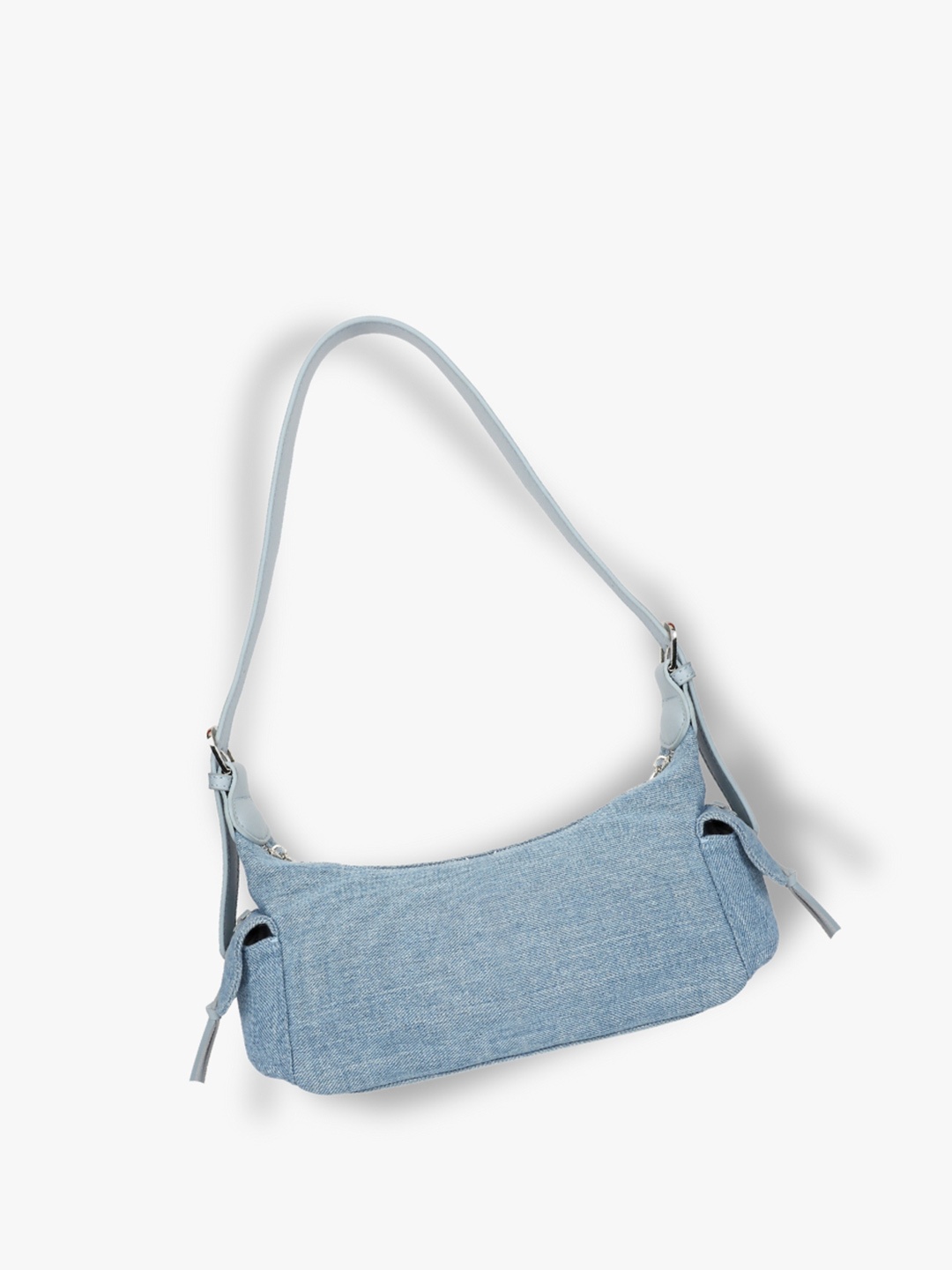 

EcoRight Denim Shoulder Bag with Detachable & Adjustable Crossbody Strap, Blue