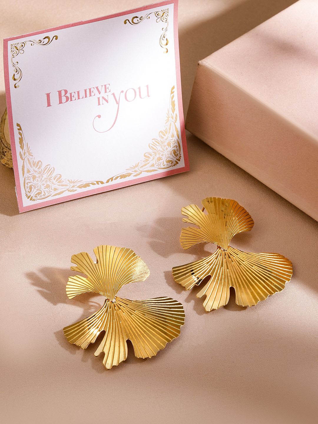 

Rubans Valentine's 18K Gold-Plated Stainless-Steel Stud Earrings