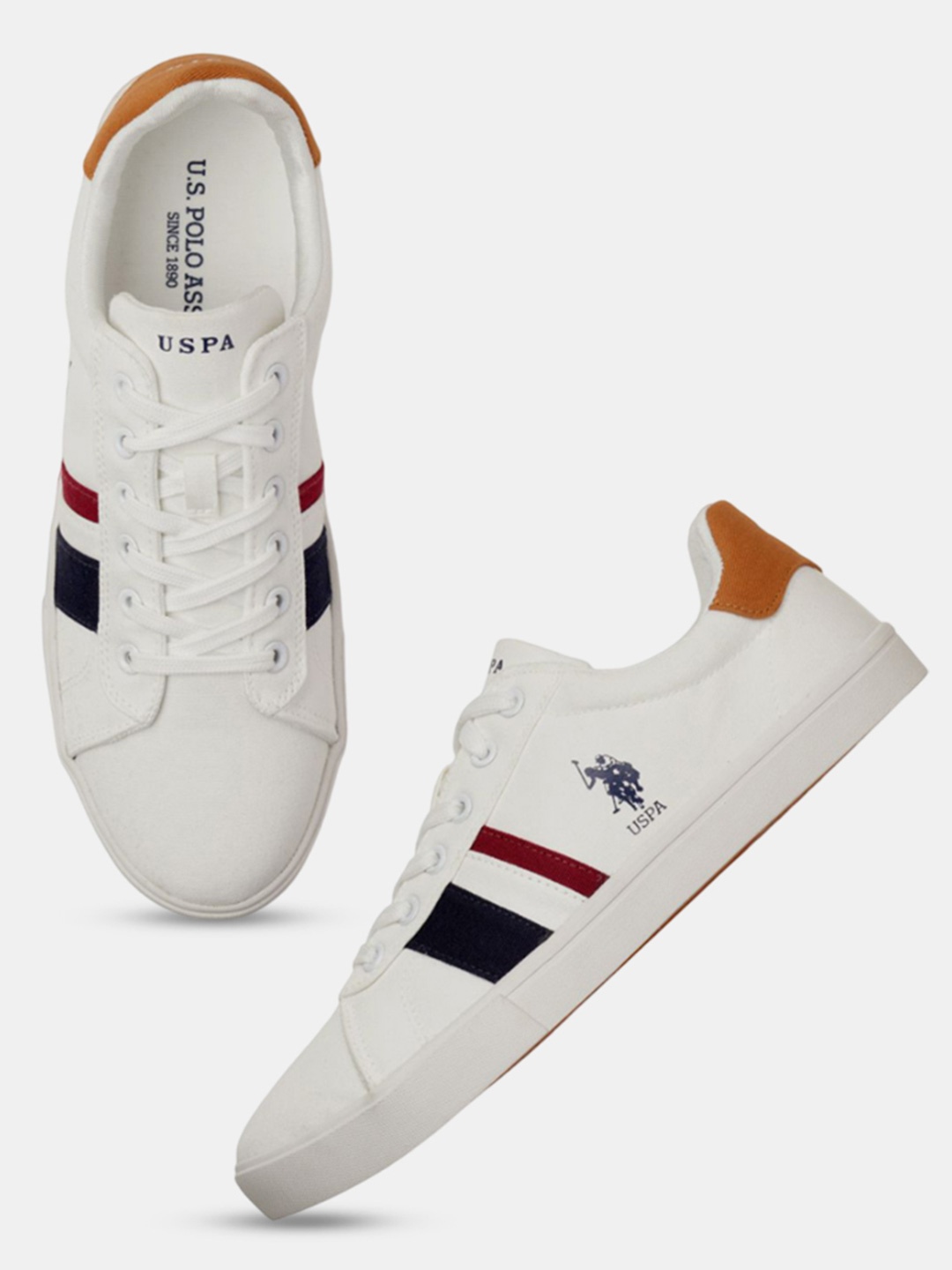 

U.S. Polo Assn. Men Sneakers, Off white