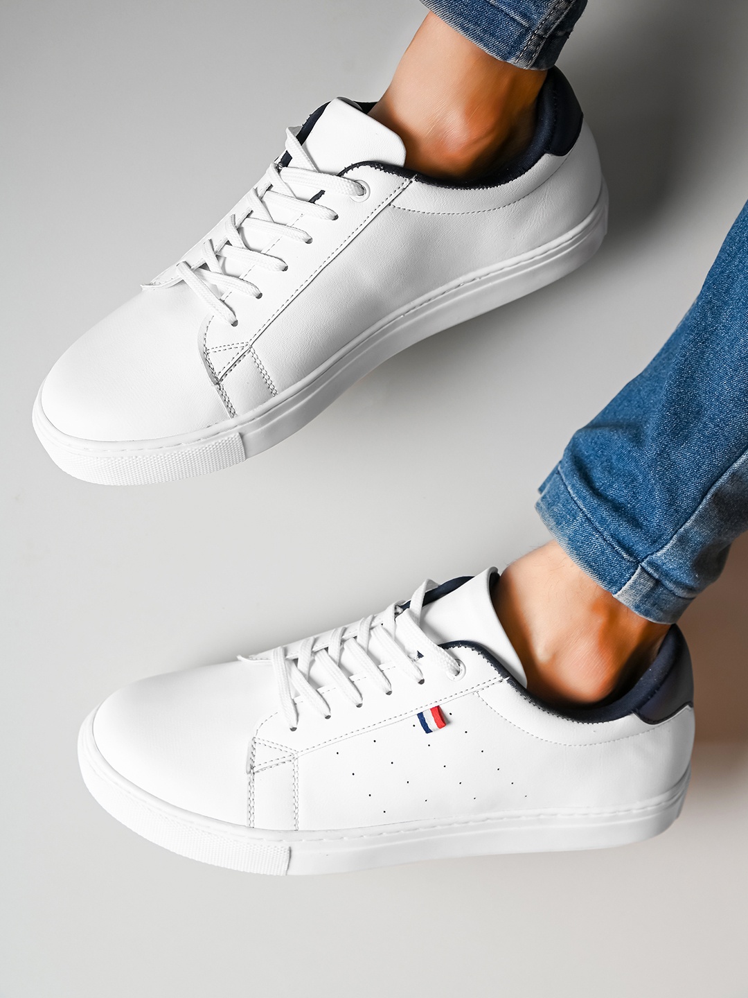 

Styli Men Casual Court Sneakers, White