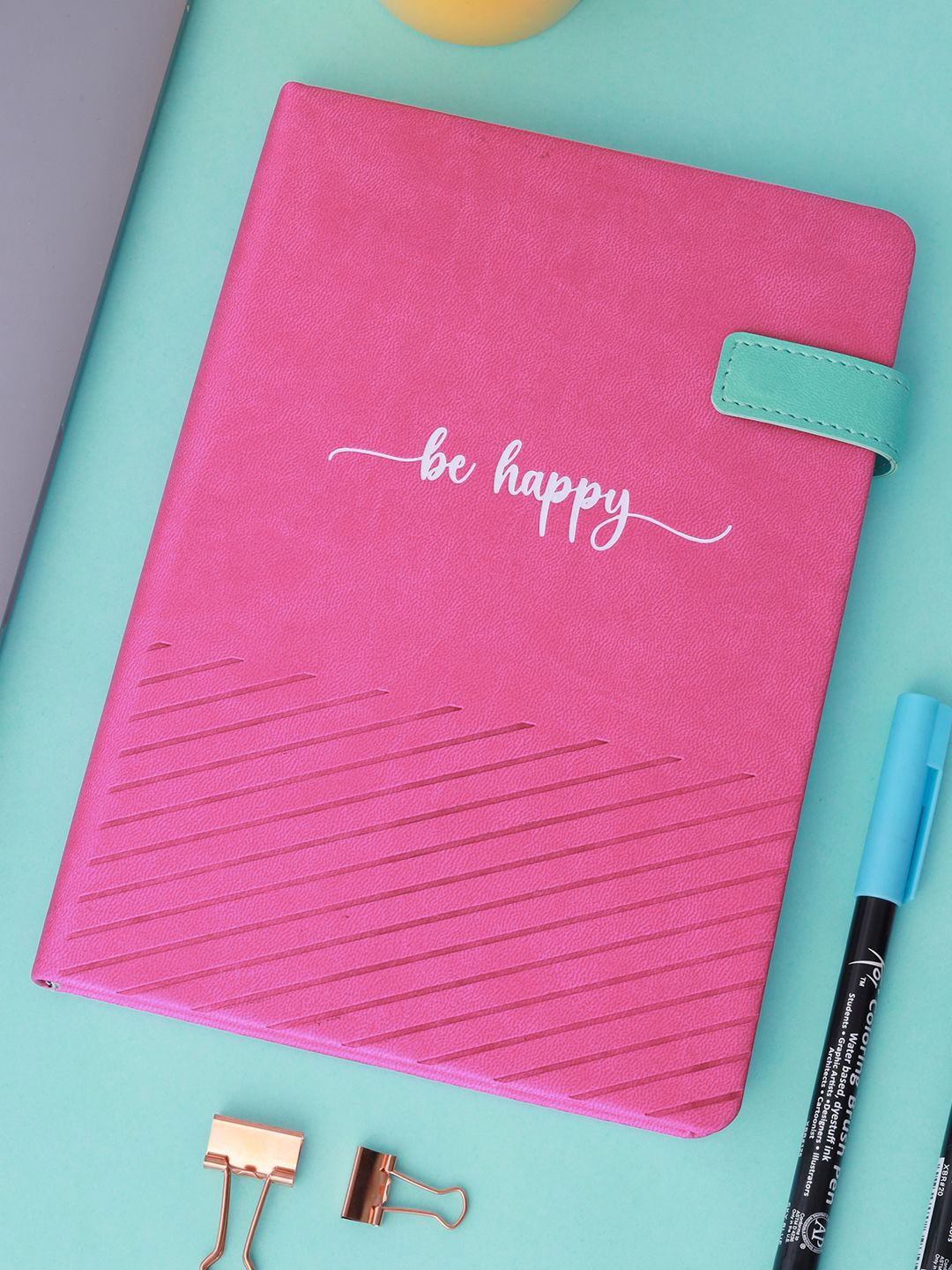 

Doodle Pink Self Design A5 Notebook with Magnetic Flip Closure