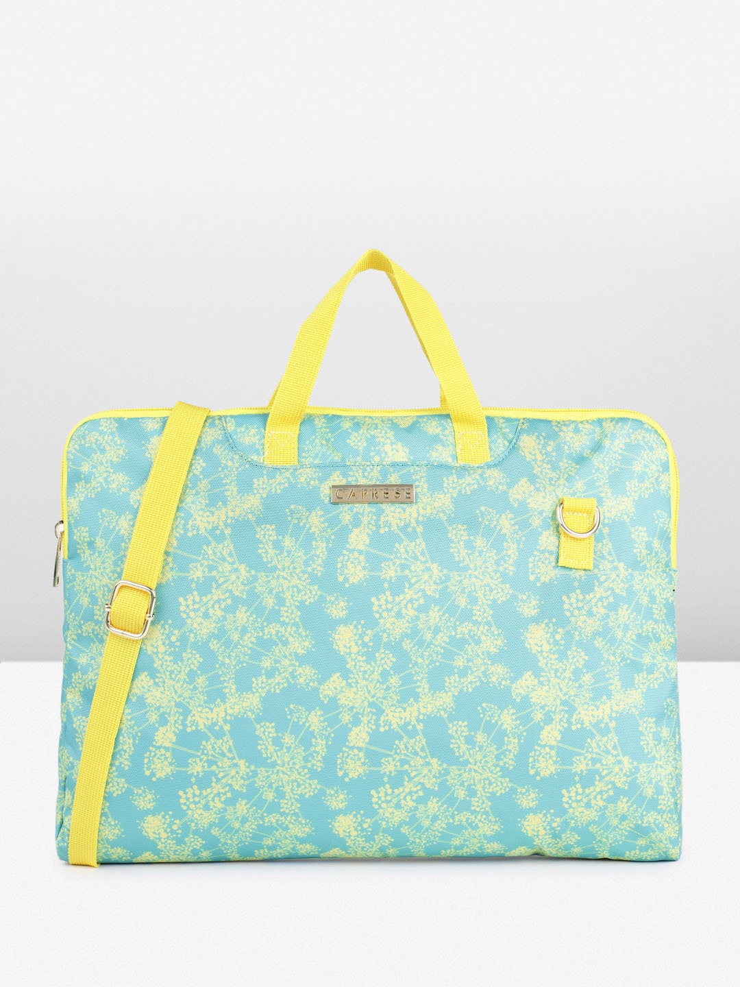 

Caprese Women Printed Laptop Bag, Blue
