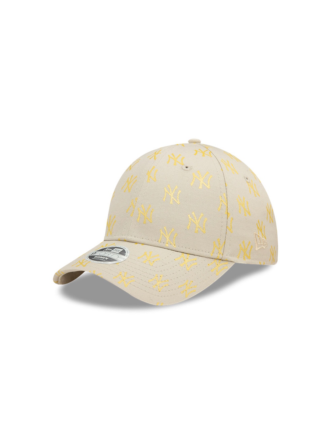 

New Era Womens Self Design Cotton Metallic Mono Baseball Cap, Beige