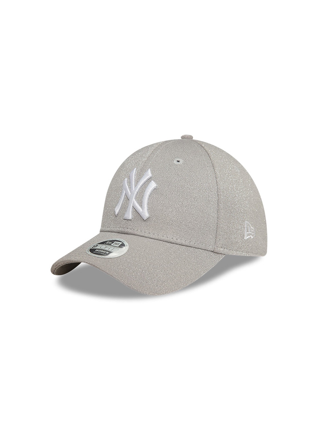 

New Era Womens Glitter Silver 9FORTY Adjustable Baseball Cap