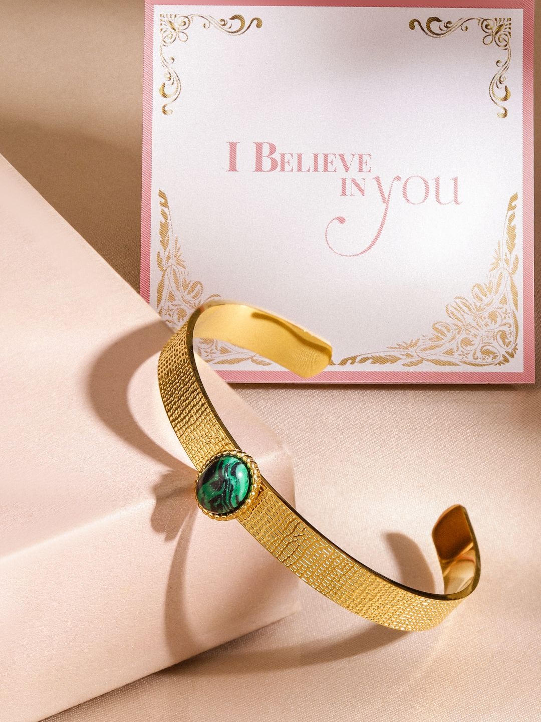 

Rubans Valentine's Gold-Plated Cuff Bracelet