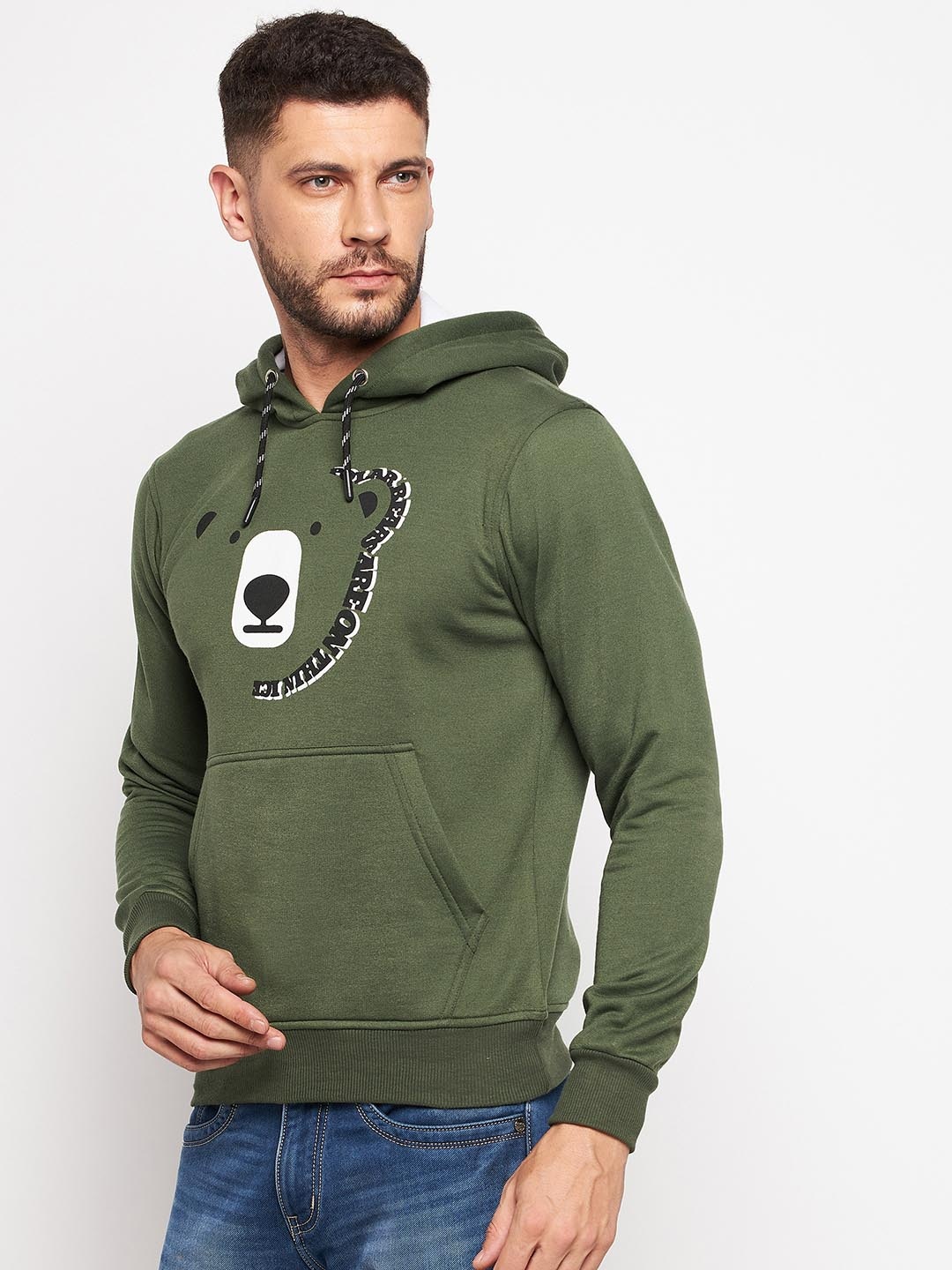 

LYCOS Men Printed Sweatshirt, Olive