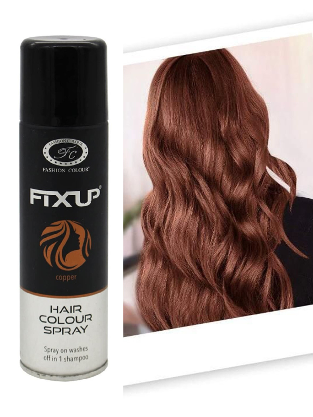 

Fashion Colour Hair Colour Spray - Copper - 150 ml