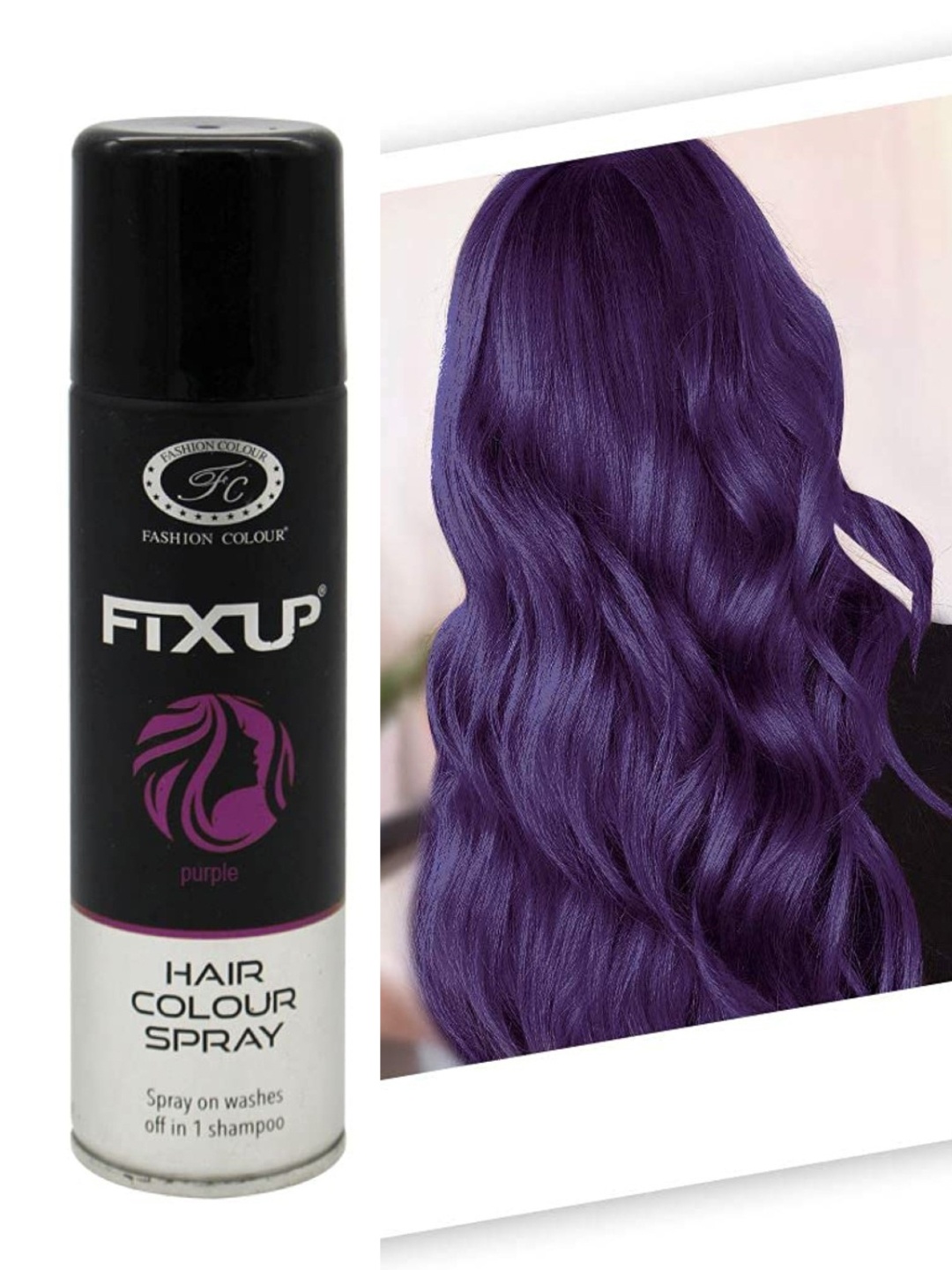 

Fashion Colour Hair Colour Spray - Purple - 150 ml