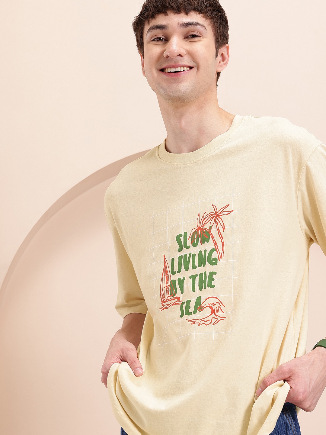 

Mast & Harbour Men 1 T-shirt, Yellow