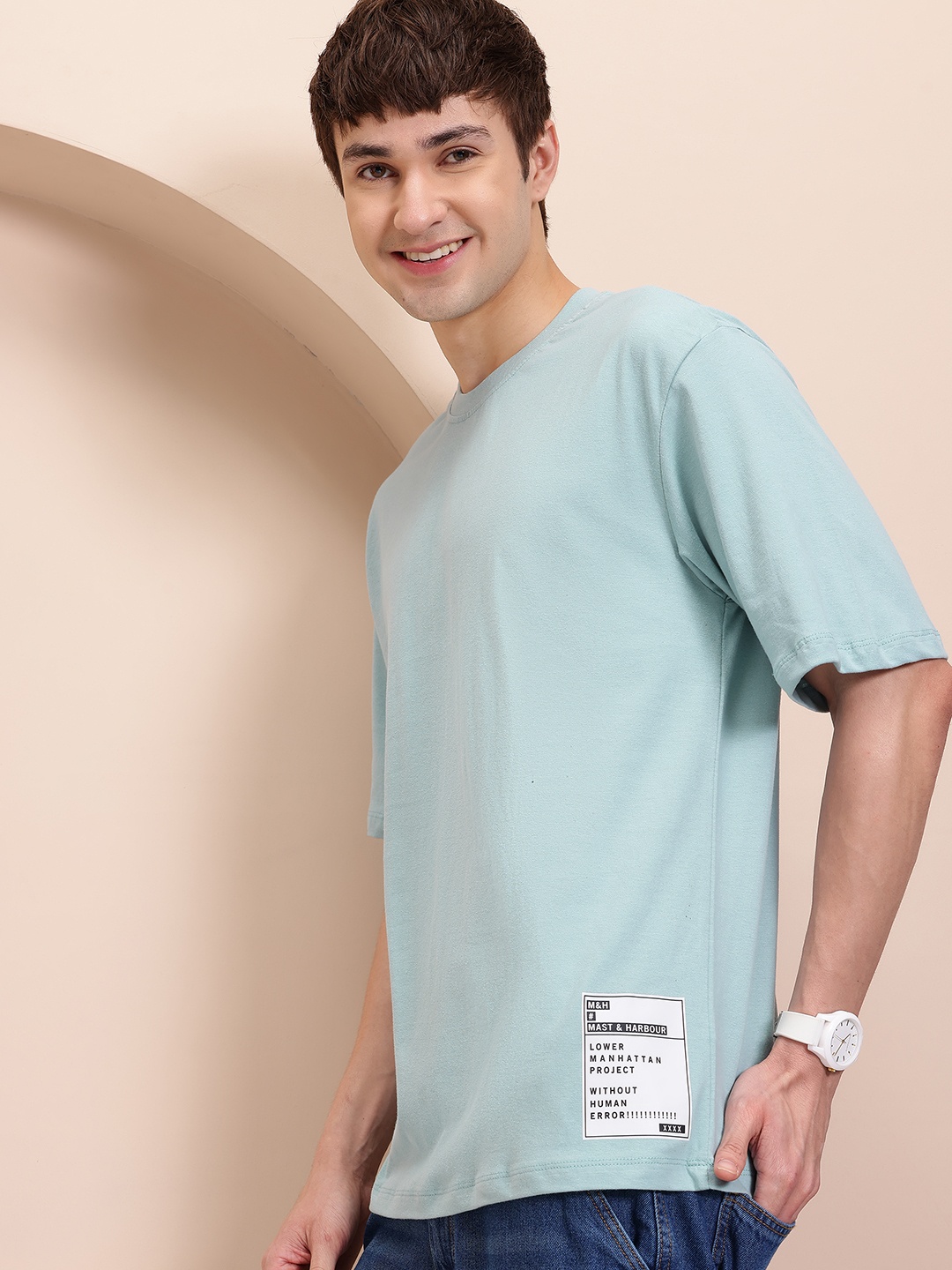 

Mast & Harbour Men 1 T-shirt, Blue