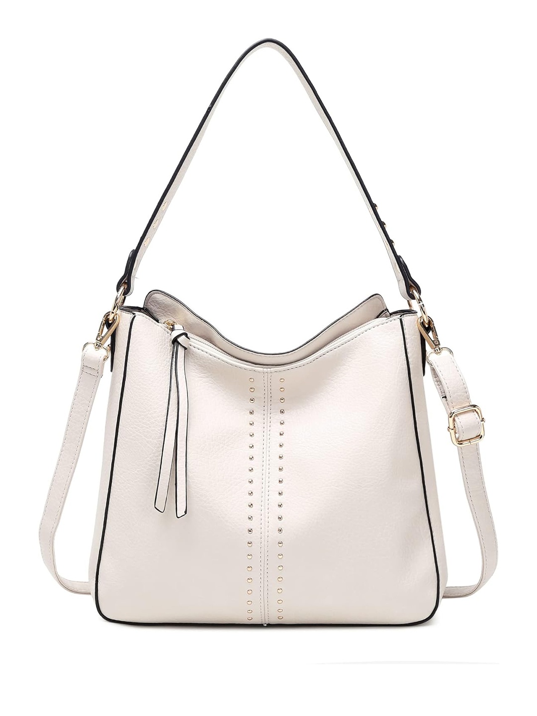

DressBerry Women Solid Structured Shoulder Bag, White