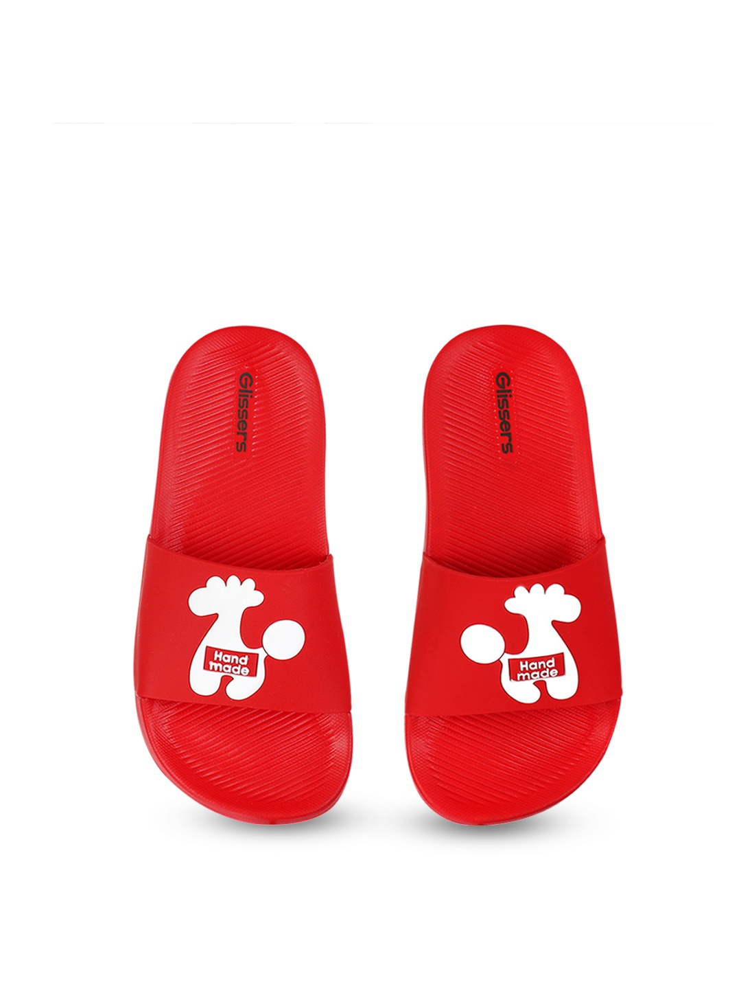 

GLISSERS Kids Self Design Sliders, Red