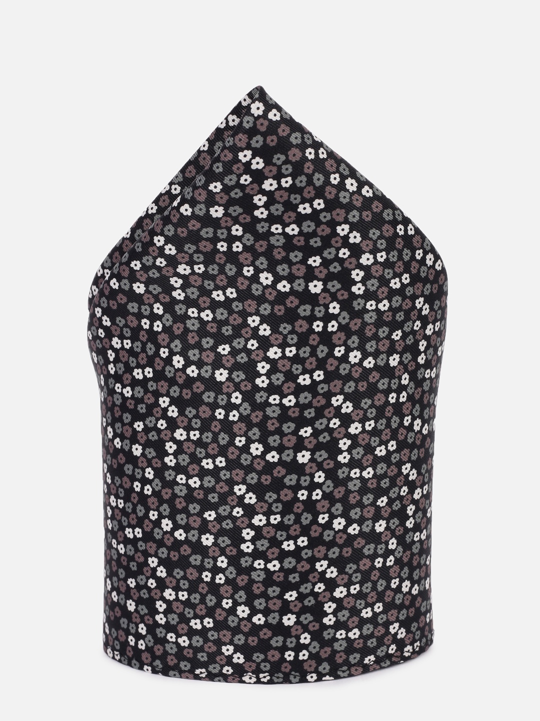 

Van Heusen Floral Printed Microfiber Pocket Squares, Black